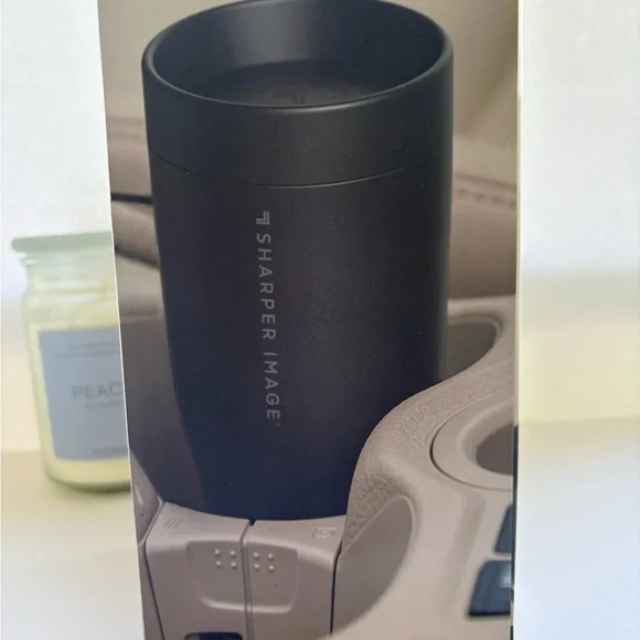 Sharper Image USB-C Heated Mug with Gray Lid - Picture 3 of 9
